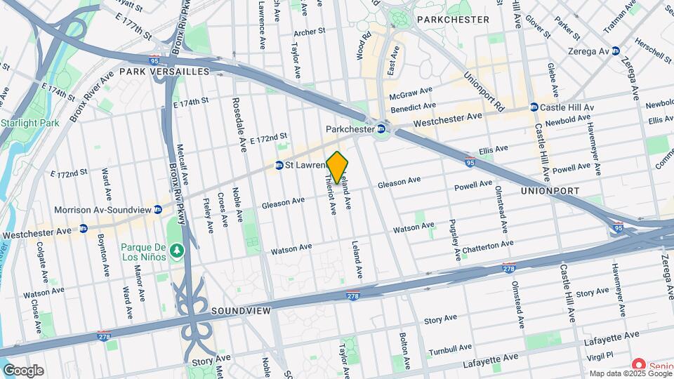 1849 Gleason Ave Mapa y Detalles de la Ubicación