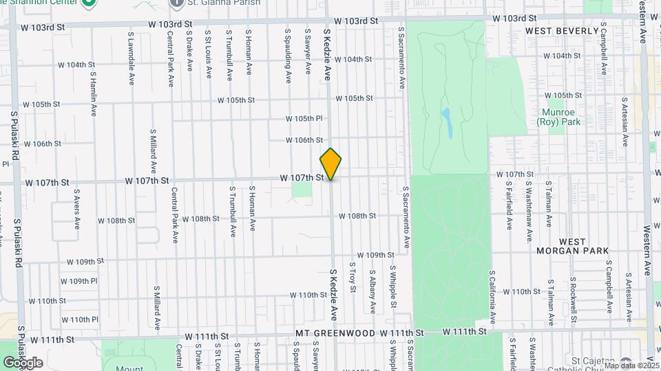 10716 S Kedzie Ave Map and Location Details