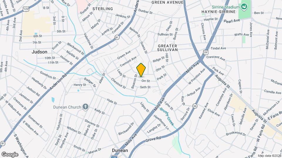 60 Orr St Map and Location Details