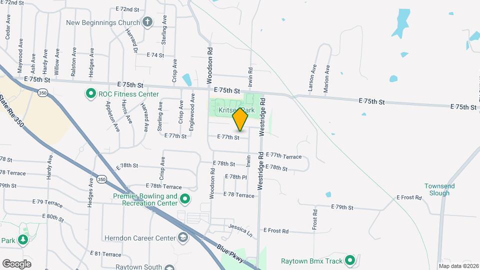 11800 E 77th St Map and Location Details