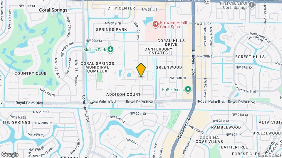 2504 NW 98th Ln Map and Location Details