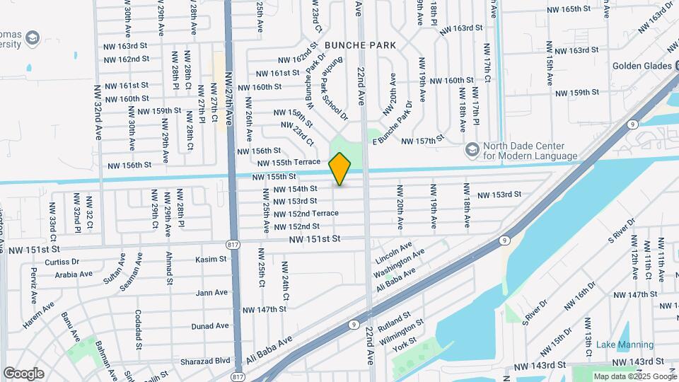 2280 NW 154th St Map and Location Details