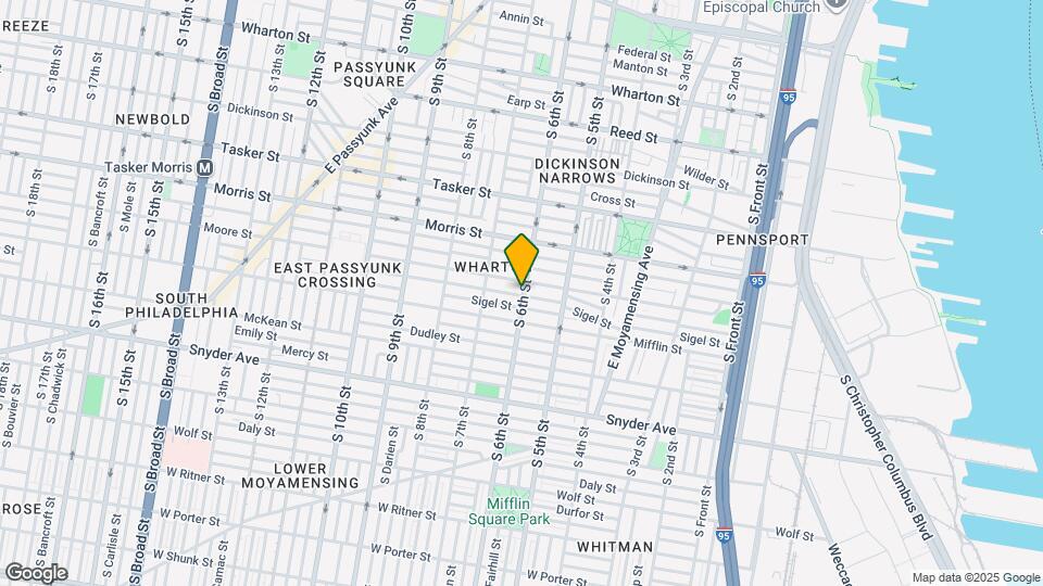 601 McClellan St Map and Location Details