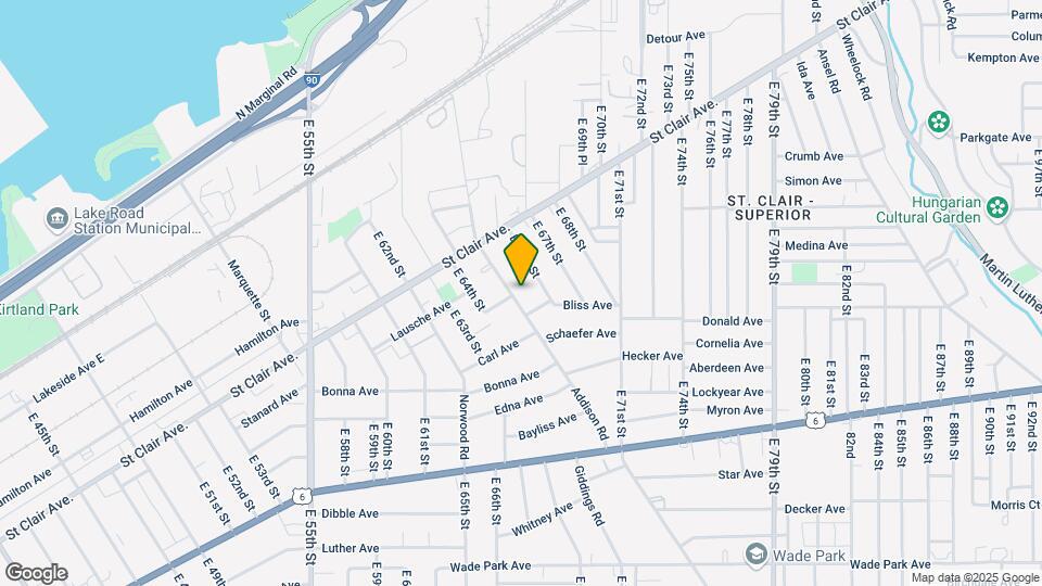 1095 Addison Rd Map and Location Details