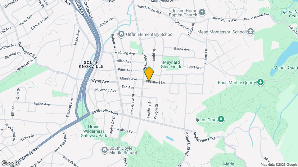 1916 W Gilbert Ln Map and Location Details