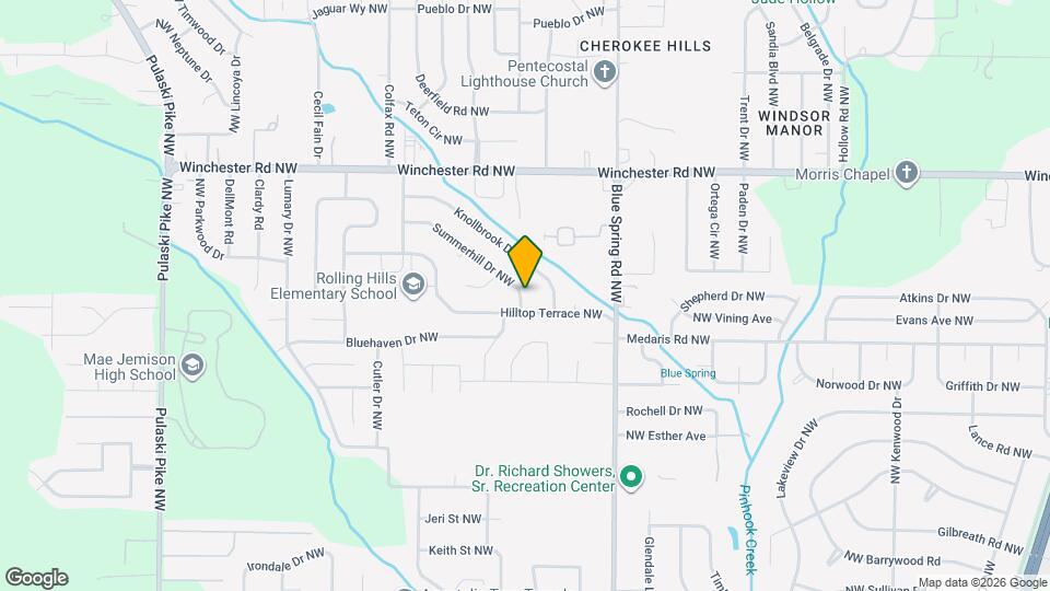 4002 Summerhill Dr NW Map and Location Details