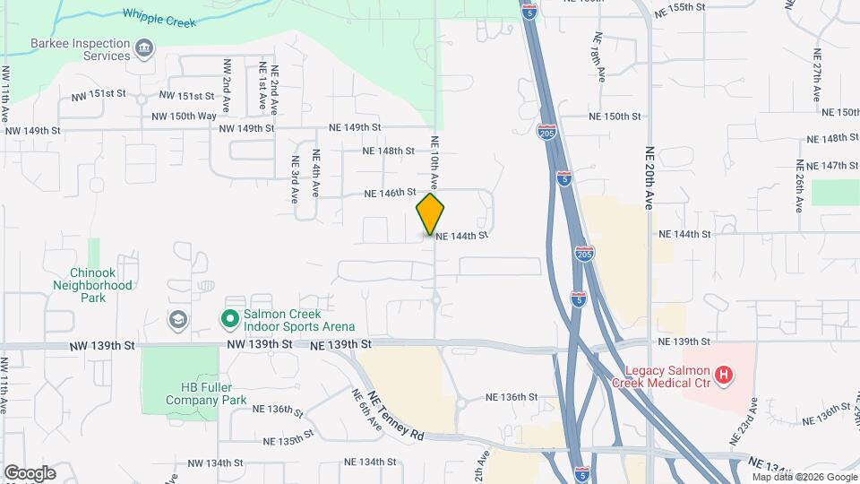 14303 NE 9th Ct Map and Location Details