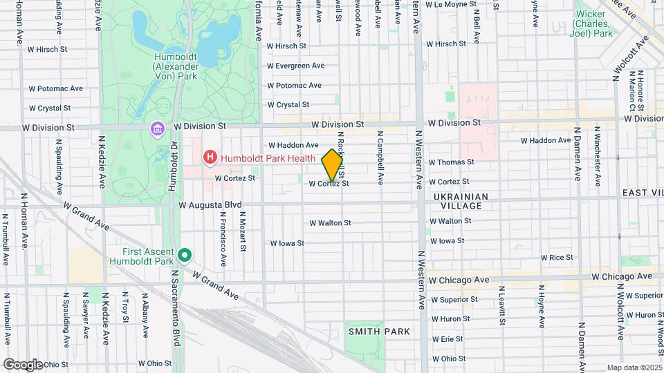 2613 W Cortez St Map and Location Details