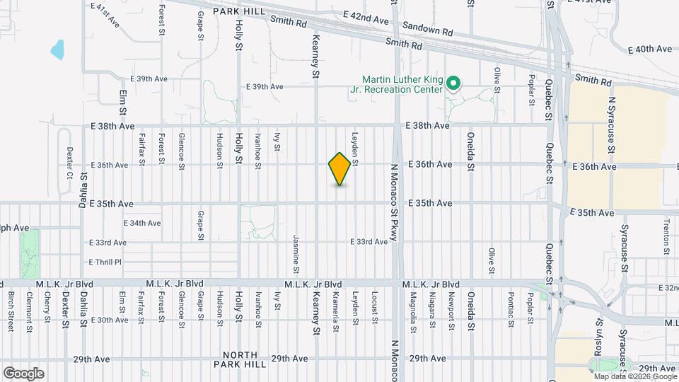 3528 Krameria St Map and Location Details