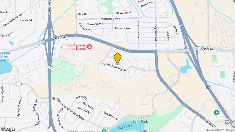 910 Tenderfoot Hill Rd Map and Location Details