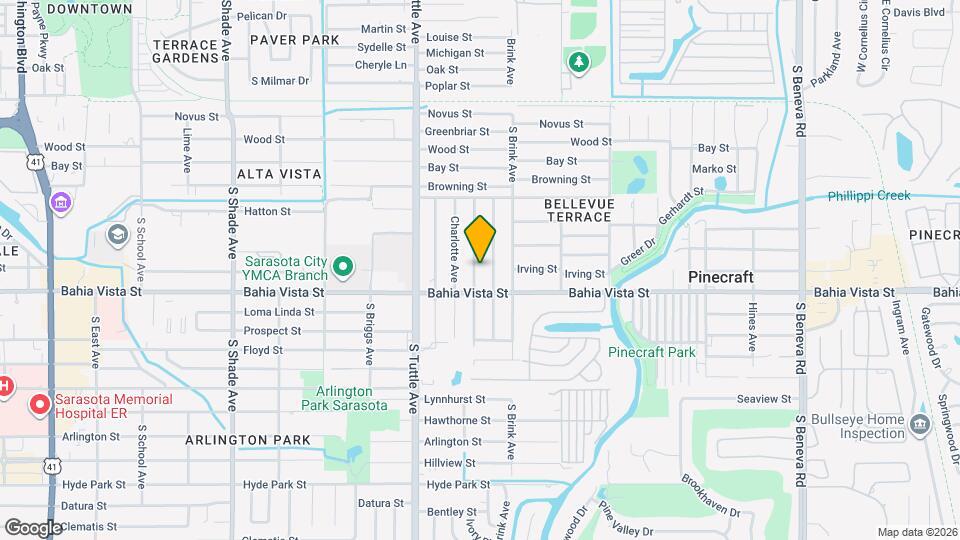 1111 Pattison Ave Map and Location Details