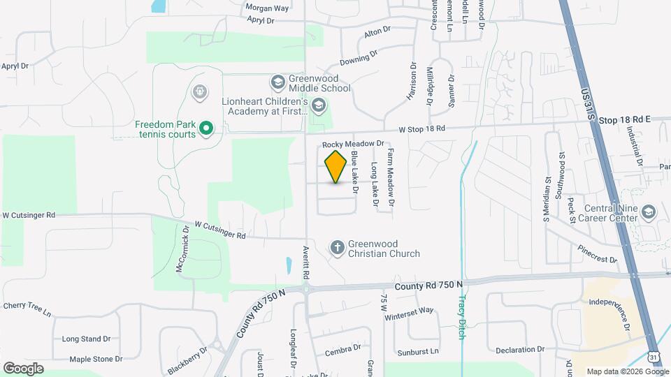 657 Blue Meadow Dr Map and Location Details