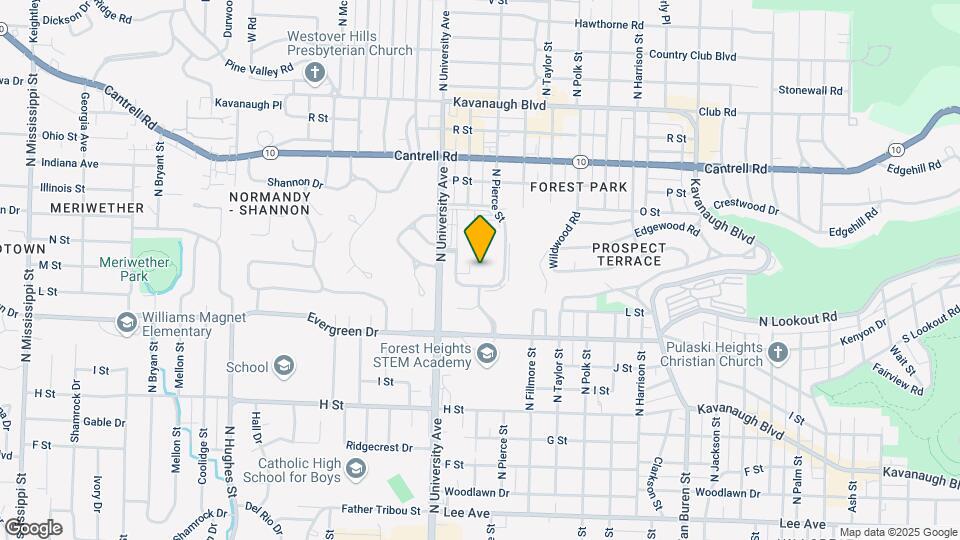 1421 N University Ave-Unit -S102 Map and Location Details