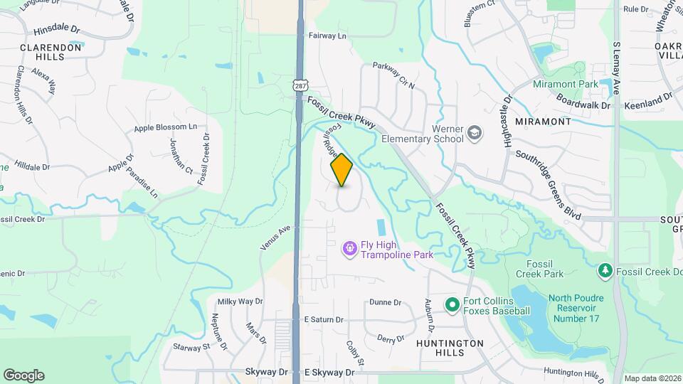 5530 Fossil Ridge Dr W Map and Location Details