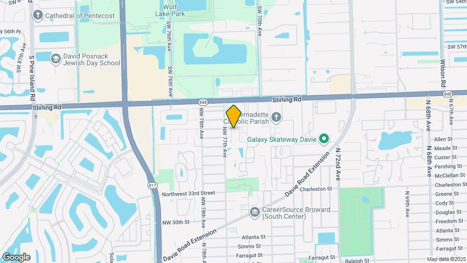 3940 NW 76th Terrace Map and Location Details