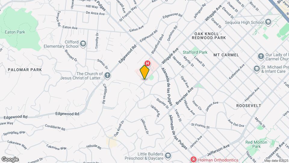 2835 Whipple Ave Map and Location Details