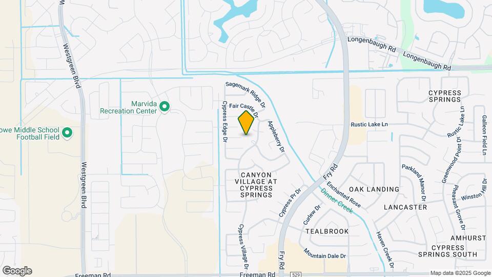 20703 Cypress Post Dr Map and Location Details