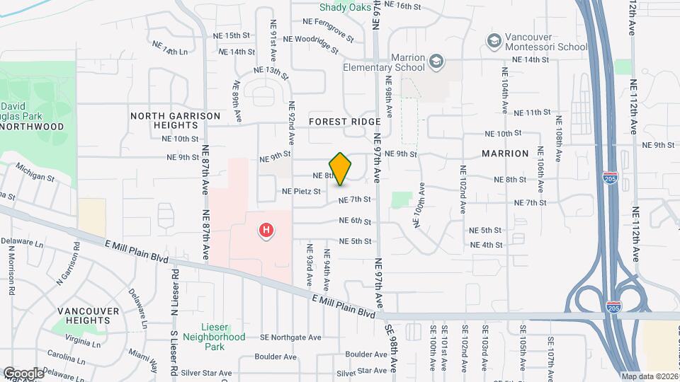 705 NE 94th Ave Map and Location Details