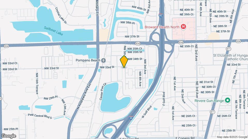 3203 NW 5th Ter Map and Location Details