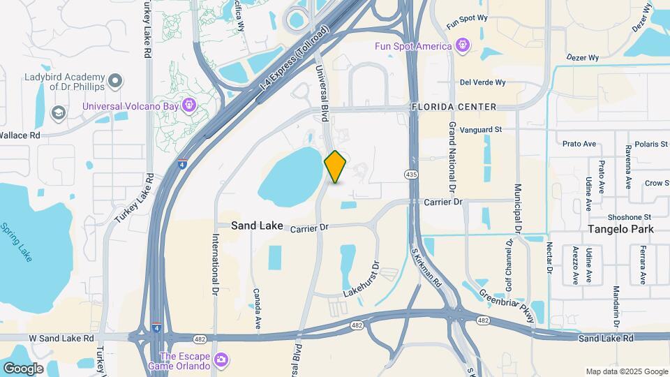 7299 Universal Blvd Map and Location Details