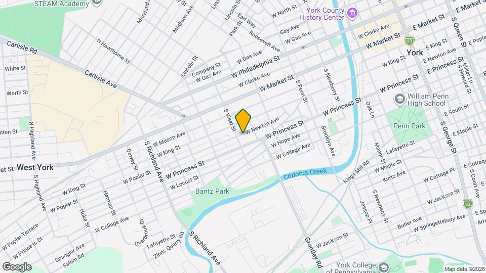 573 W Princess St Map and Location Details