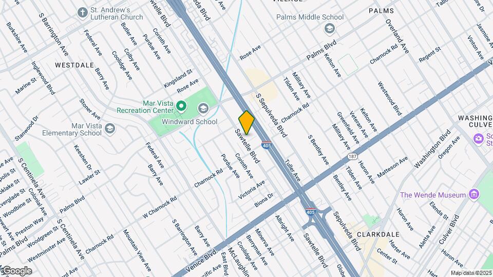 3540 Sawtelle Blvd Mapa y Detalles de la Ubicación