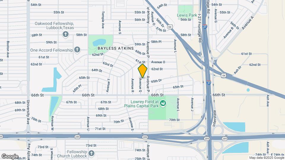 6125 Avenue Q Map and Location Details