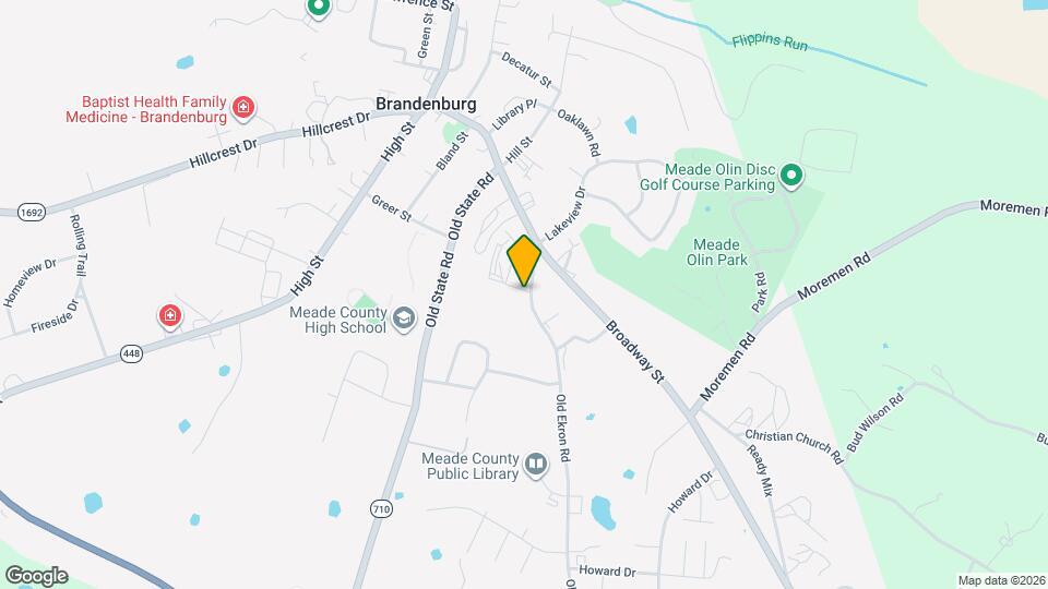 842 Old Ekron Rd Map and Location Details