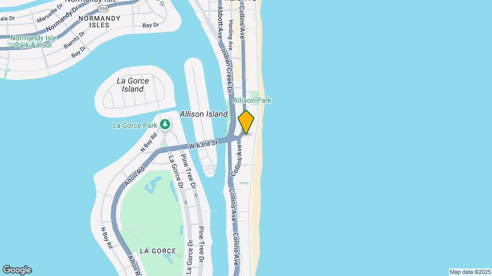 6301 Collins Ave Mapa y Detalles de la Ubicación