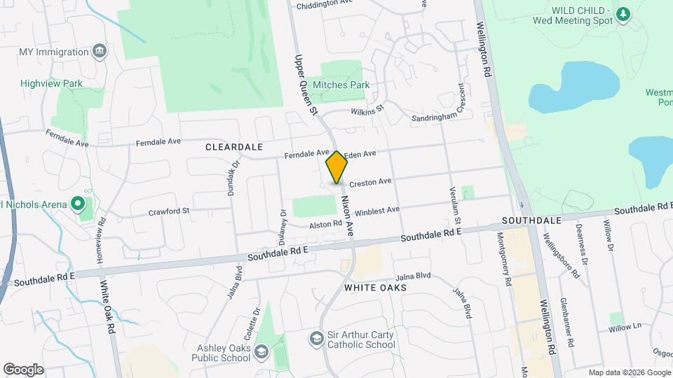 811 Nixon Ave Map and Location Details