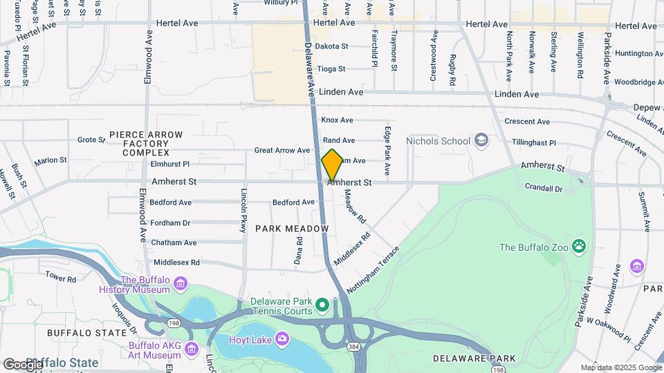 Amherst Park Apartments Map and Location Details