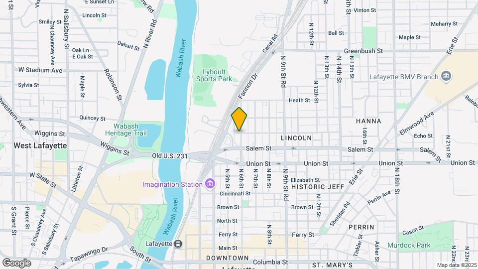 930 N 6th St, Unit 4 Map and Location Details