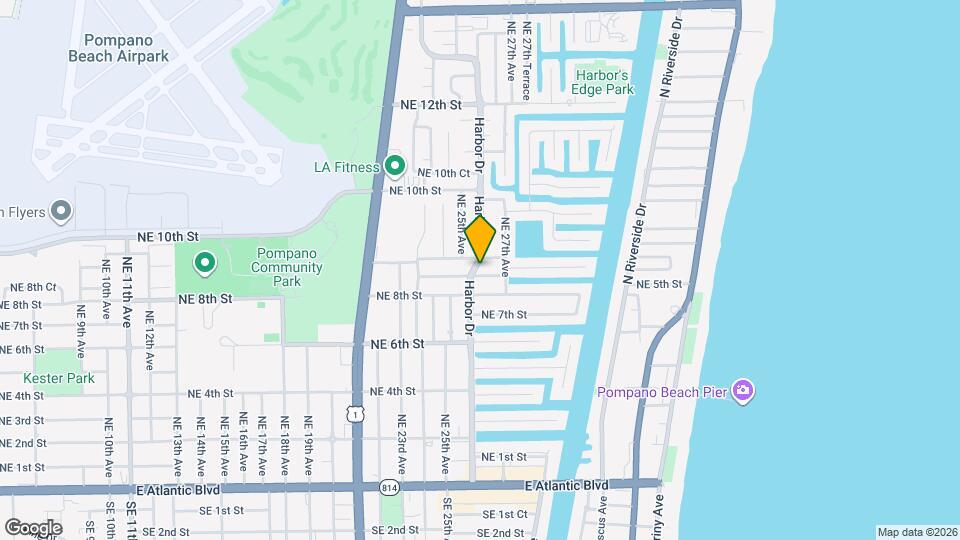 2601 NE 8th Ct Map and Location Details