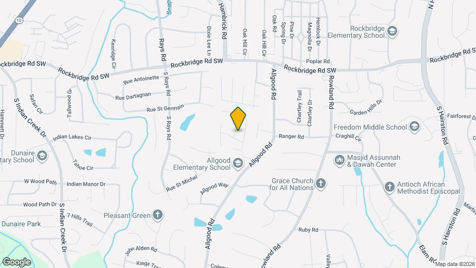 564 Crestridge Ct Map and Location Details