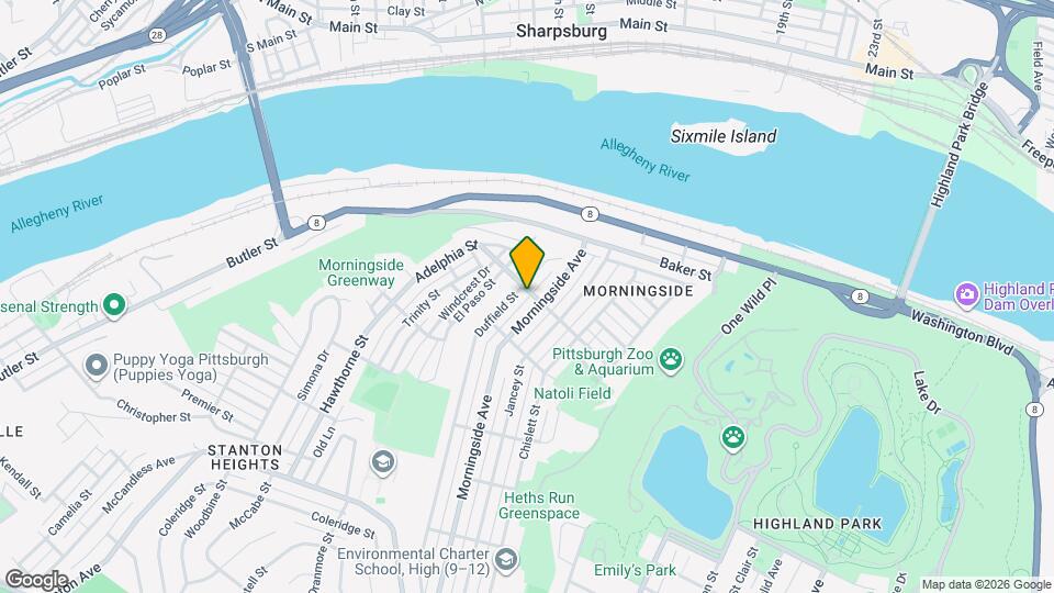 6730 Greenwood St Map and Location Details