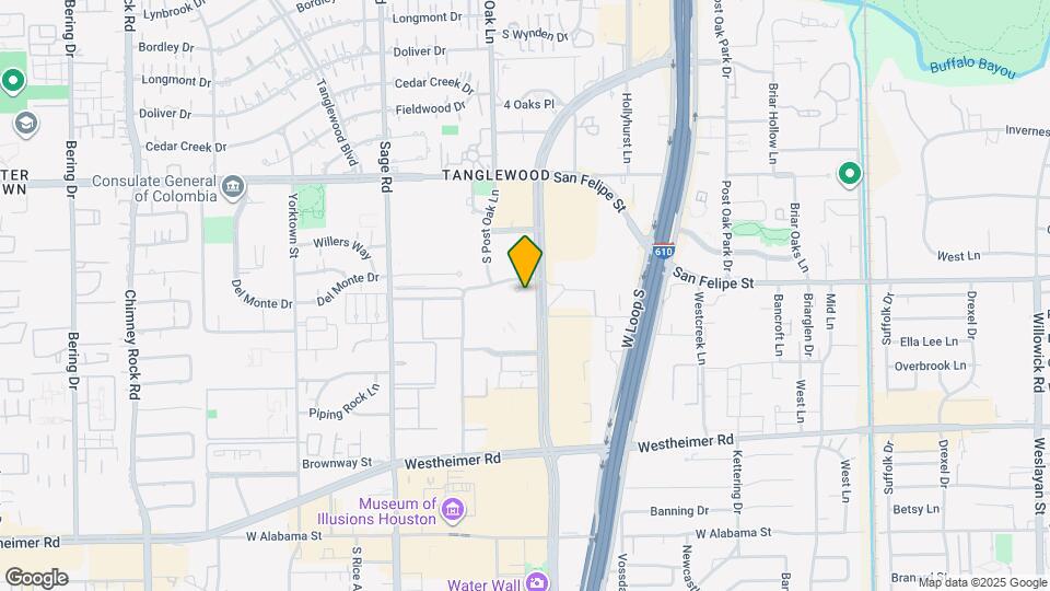 1980 Post Oak Blvd Map and Location Details