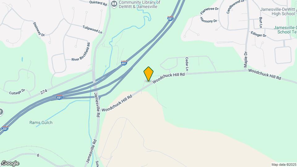6555 Woodchuck Hill Rd Mapa y Detalles de la Ubicación