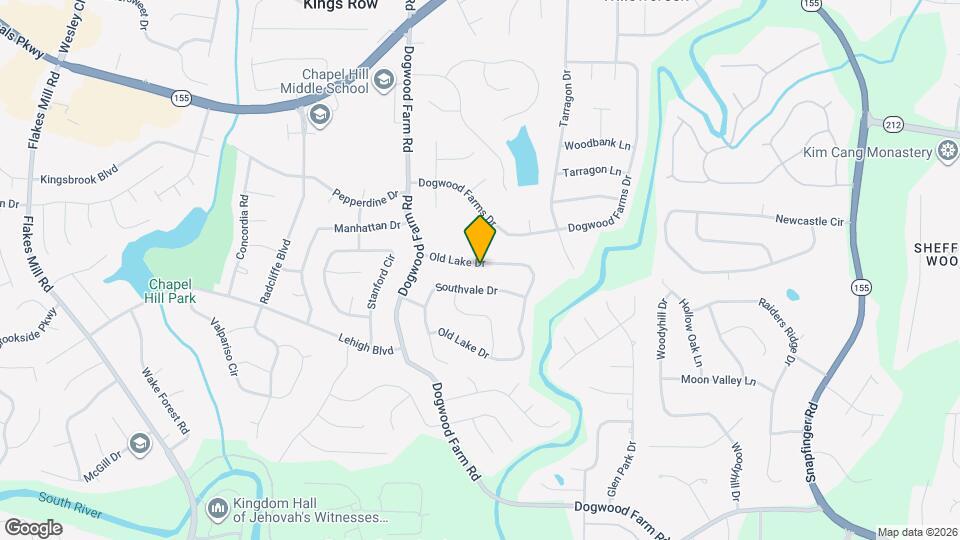 4341 Old Lake Dr Map and Location Details