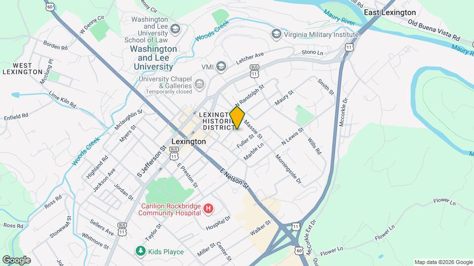 103 Tucker St Map and Location Details