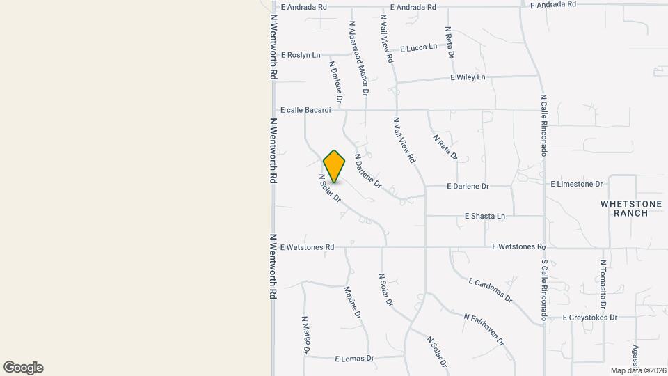 980 N Solar Dr Map and Location Details