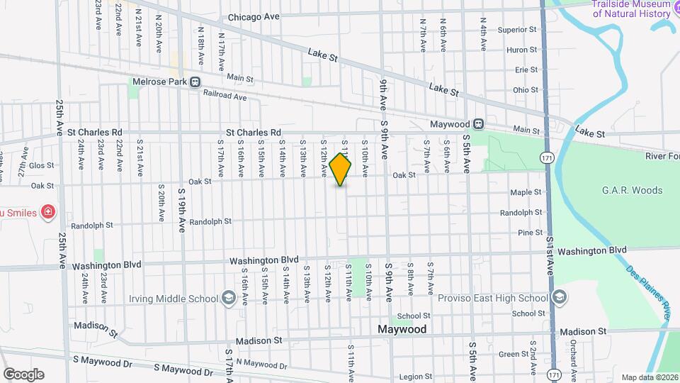 218 S 11th Ave Map and Location Details