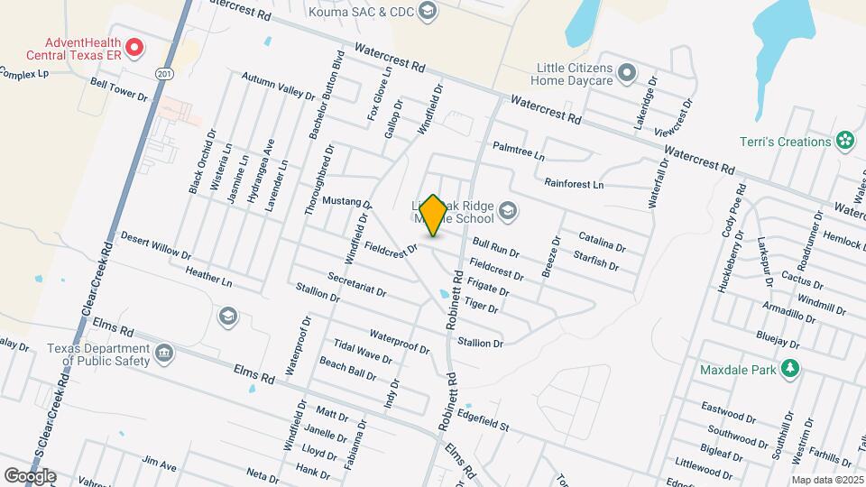 4203 Fieldcrest Dr Map and Location Details