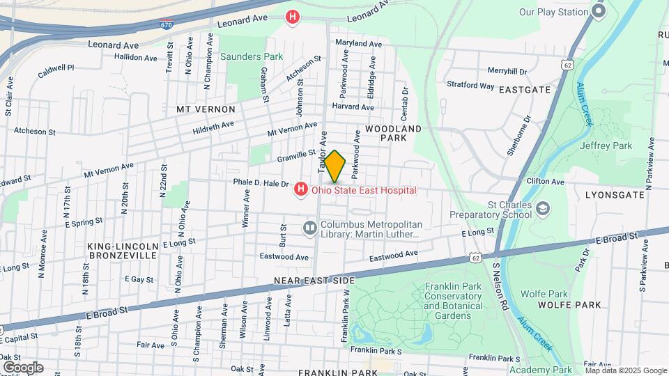 1543 Clifton Ave Map and Location Details