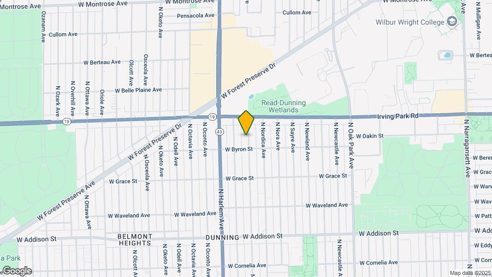 3920 N Nottingham Ave Mapa y Detalles de la Ubicación