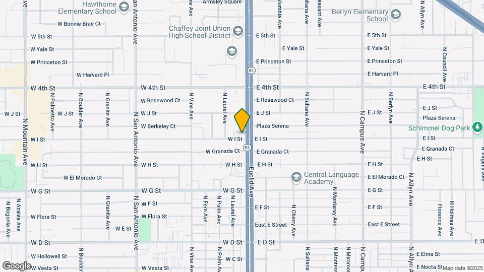 905 N Euclid Ave Mapa y Detalles de la Ubicación