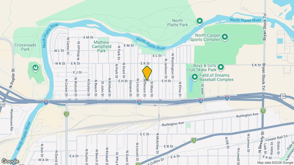 839 N Jefferson St Mapa y Detalles de la Ubicación