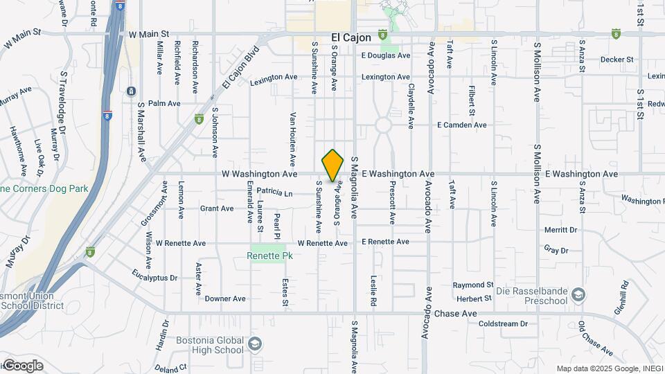 738 S Orange Ave Mapa y Detalles de la Ubicación