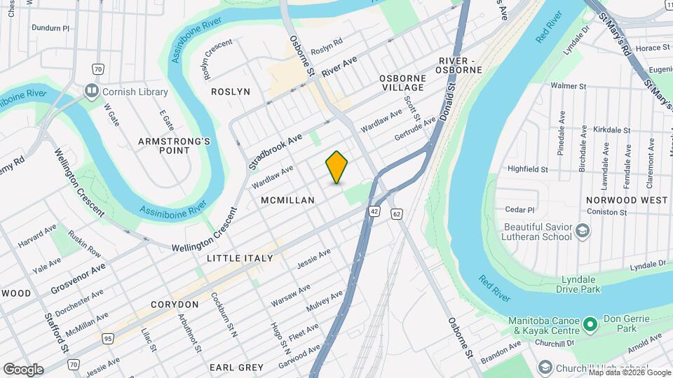 507 Mcmillan Av Map and Location Details