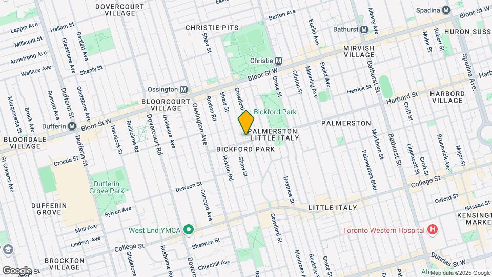 356 Harbord St Map and Location Details
