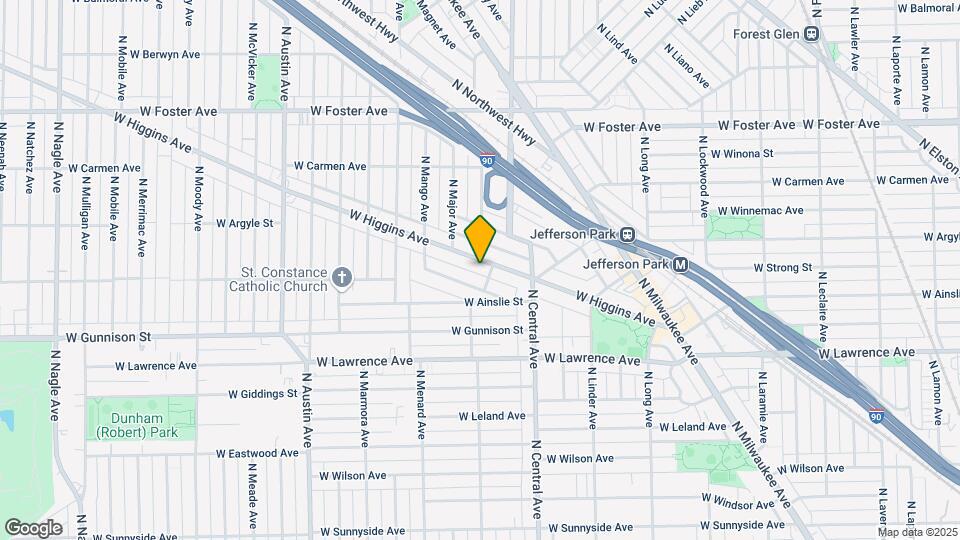 5663 W Higgins Ave Map and Location Details